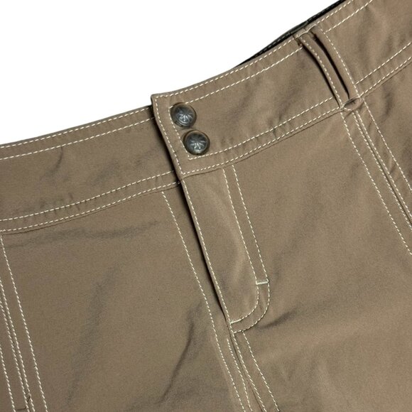 Athleta Whatever Skirt Skort in Khaki Tan Athletic A-Line Women's Size 8 - Picture 4 of 9